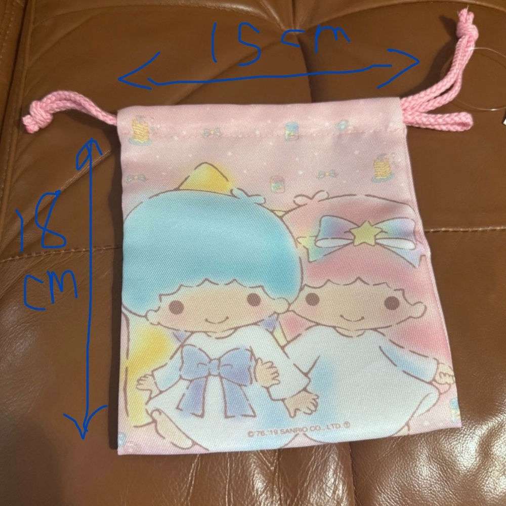 Sanrio Twin Stars Drawstring Pouch - Picture 5 of 5